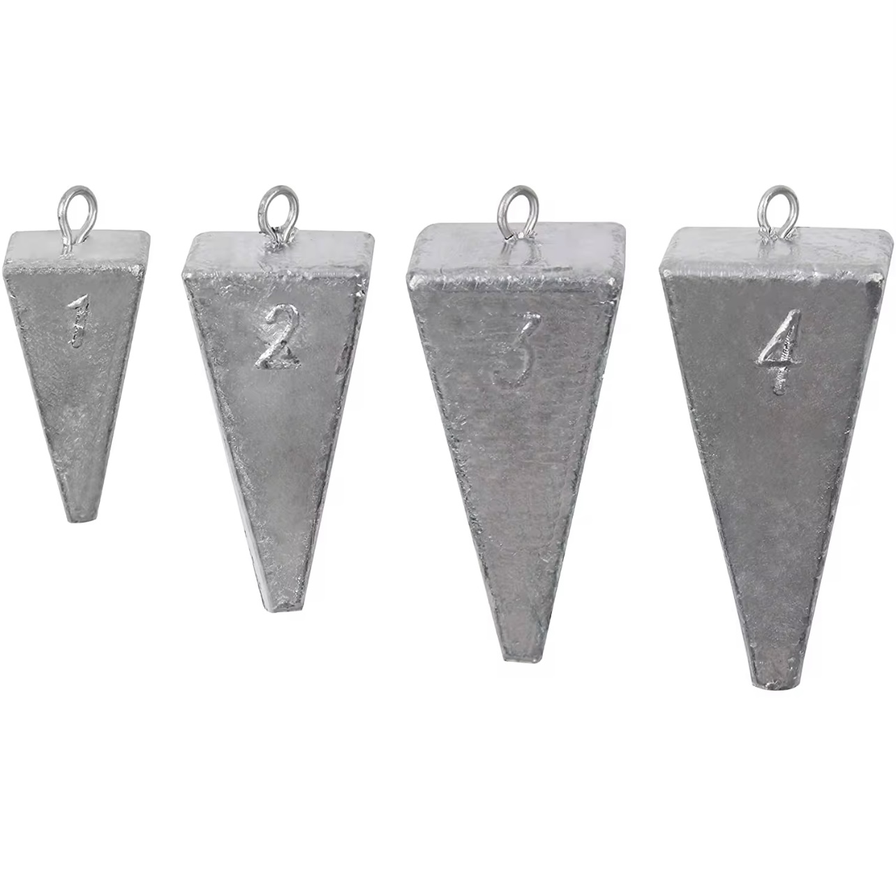 Lead Pyramid Weights